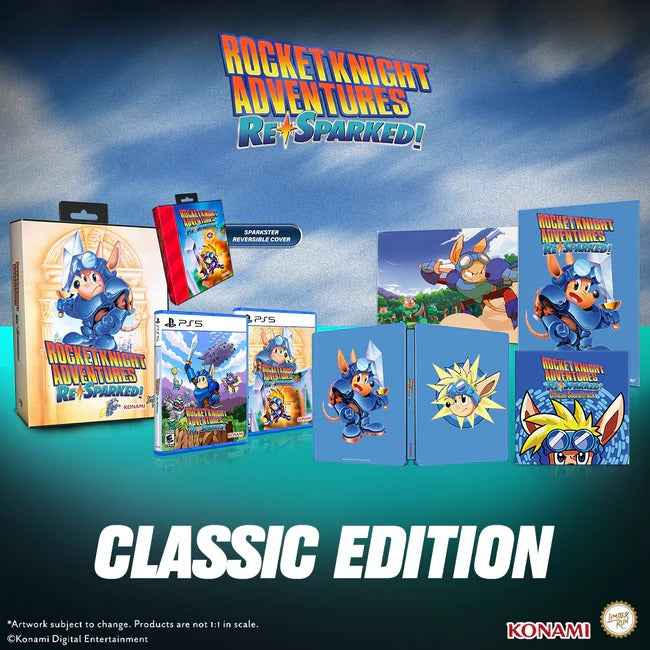 Rocket Knight Adventures: Re-Sparked Classic Edition - Limited Run #077 [PlayStation 5] PlayStation 5 Video Game Limited Run Games
