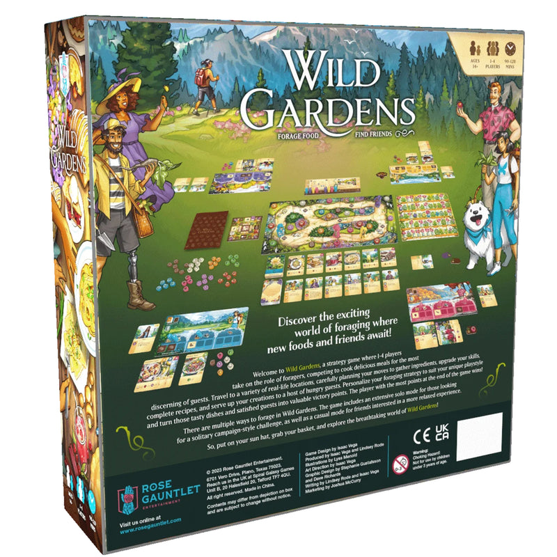 Wild Gardens [Board Game, 1-4 Players, 90-120 Minutes] Board Game Lion Rampant Imports   