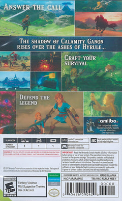 The Legend Of Zelda: Breath Of The Wild [Nintendo Switch] Nintendo Switch Video Game Nintendo