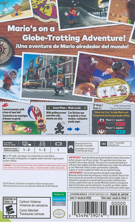 Super Mario Odyssey [Nintendo Switch] Nintendo Switch Video Game Nintendo