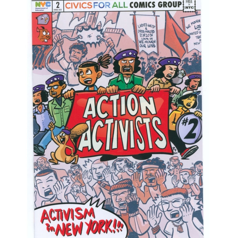 Action Activists: #2 [Fred Van Lente and Ryan Dunlavey CVR A] 2025 Comics Civics For All Comics Group