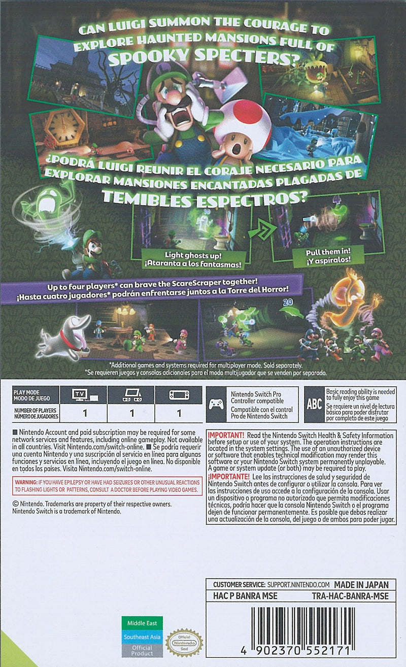 Luigi's Mansion 2 HD [Nintendo Switch] Nintendo Switch Video Game Nintendo