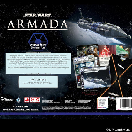 Star Wars Armada: Invisible Hand [Board Games, 2 Players] Board Game Disney   