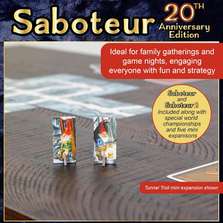 Saboteur: 20th Anniversary Edition [Board Games, 2-12 Players] Board Game AMIGO   