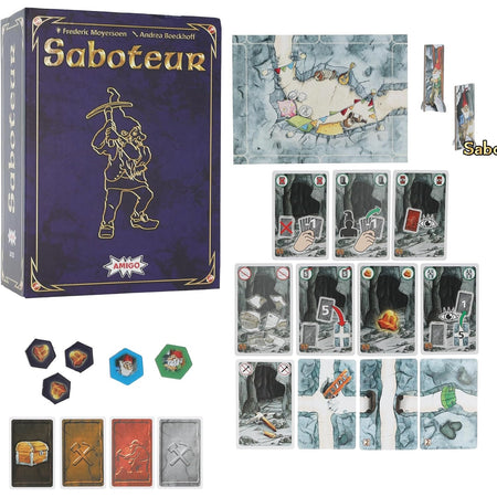 Saboteur: 20th Anniversary Edition [Board Games, 2-12 Players] Board Game AMIGO   