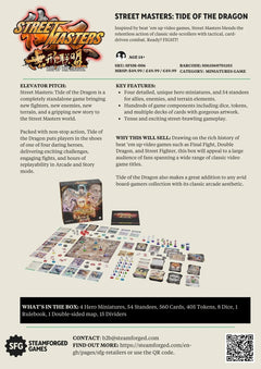 Street Masters II: Tide of the Dragon [Board Game, 1 - 4 Players] Board Game Steamforged Games
