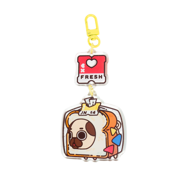 Fresh Bread Puglie Acrylic Keychain Accessory Puglie Mart