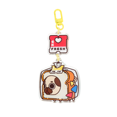 Fresh Bread Puglie Acrylic Keychain Accessory Puglie Mart