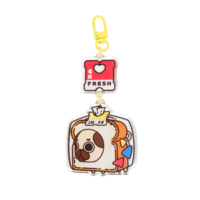 Fresh Bread Puglie Acrylic Keychain Accessory Puglie Mart