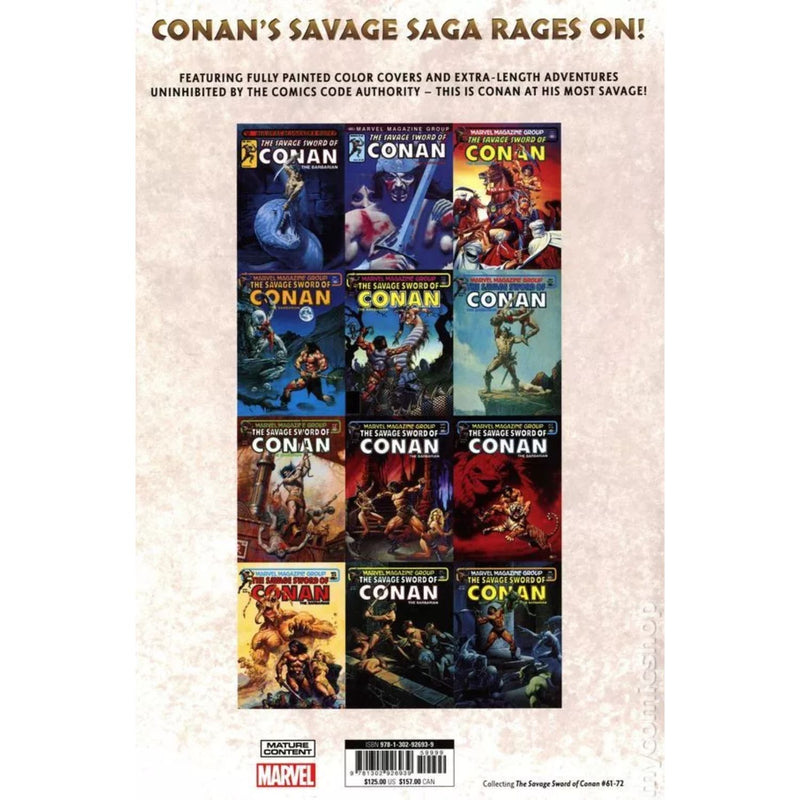 Savage Sword of Conan: The Original Marvel Yrs: Omnibus Vol 5 [Mattingly CVR B] Comics Marvel Comics