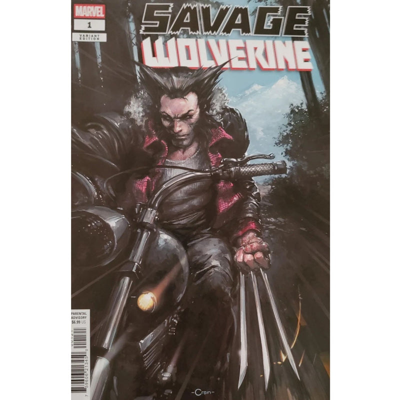 Savage Wolverine: #1 [Clayton Crain CVR B] 2025 Comics Marvel Comics