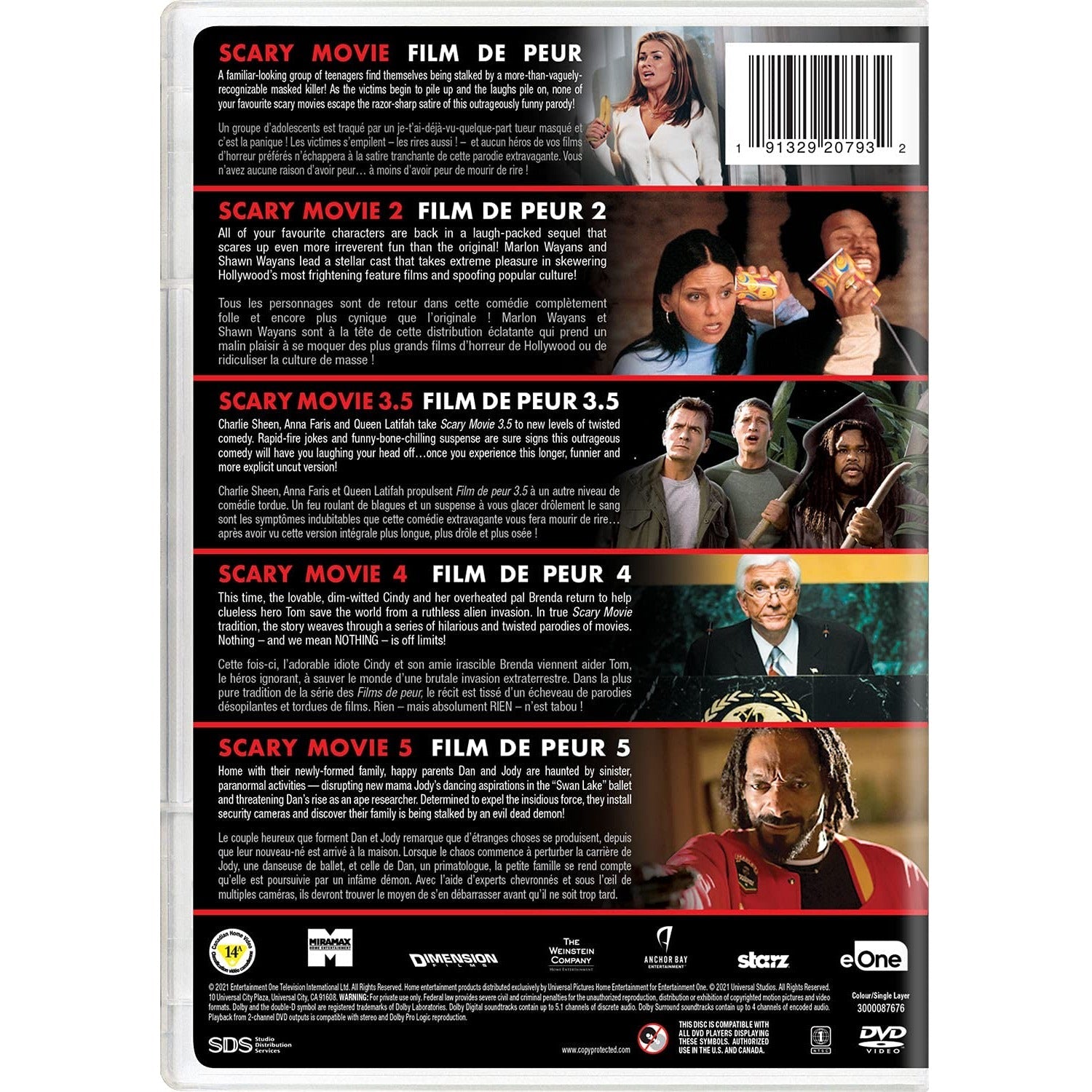 Scary Movie: 5-Film Collection [DVD] – Shopville