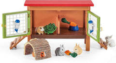 Schleich Farm World: Little Pets Pen & Picnic Playset - 26-Piece Set #72160 Toys & Games Schleich