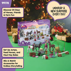 Schleich Horse Club: 2025 Advent Calendar Holiday Foal Magic - #99178 Toys & Games Schleich
