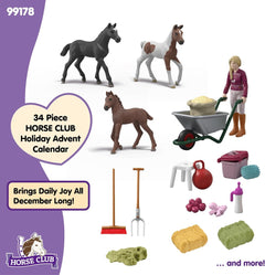 Schleich Horse Club: 2025 Advent Calendar Holiday Foal Magic - #99178 Toys & Games Schleich