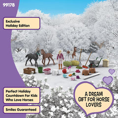 Schleich Horse Club: 2025 Advent Calendar Holiday Foal Magic - #99178 Toys & Games Schleich