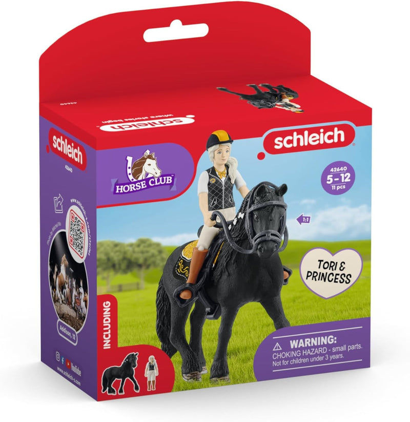 Schleich: Horse Club Tori & Princess - 42640 Toys & Games Schleich