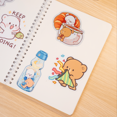 Milk Mocha Bear: Happy Memories Sticker Book Home Office Milk Mocha Bear
