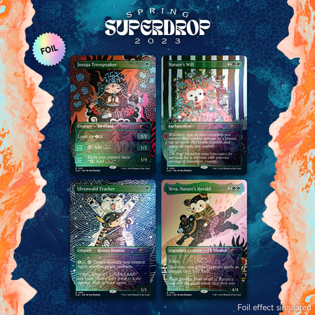 Magic: The Gathering TCG - Secret Lair Spring Superdrop 2023 - Nature is Adorable - Foil Edition Card Game Wizards of the Coast   