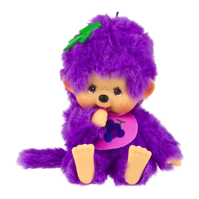 Sekiguchi Monchhichi Fruit Color Plush Doll - Grape Purple Toys & Games Monchhichi