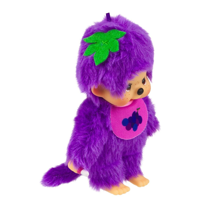 Sekiguchi Monchhichi Fruit Color Plush Doll - Grape Purple Toys & Games Monchhichi