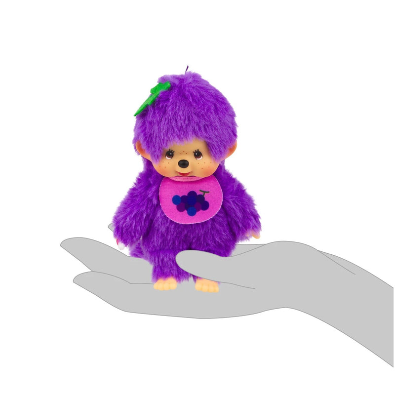 Sekiguchi Monchhichi Fruit Color Plush Doll - Grape Purple Toys & Games Monchhichi