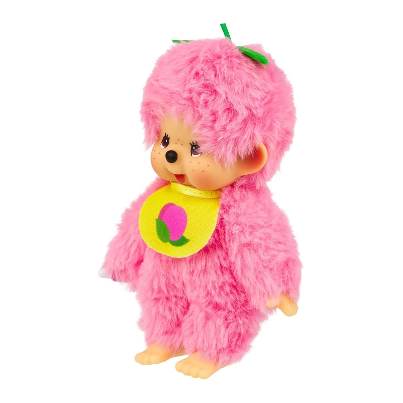 Sekiguchi Monchhichi Fruit Color Plush Doll - Peach Pink Toys & Games Monchhichi