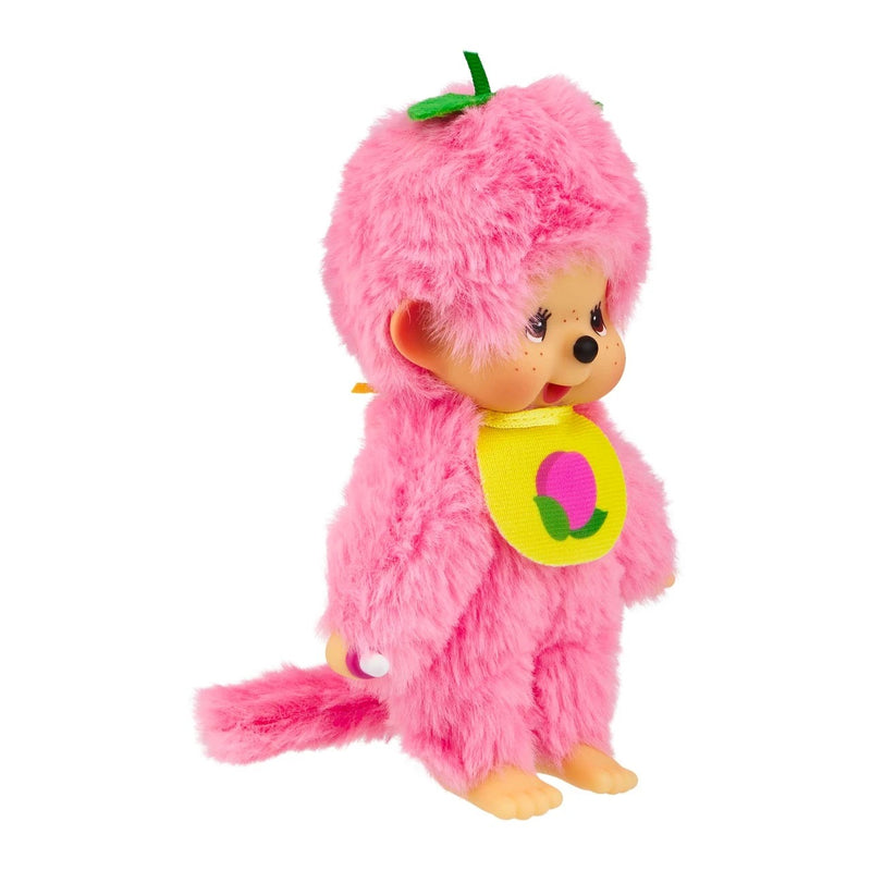 Sekiguchi Monchhichi Fruit Color Plush Doll - Peach Pink Toys & Games Monchhichi