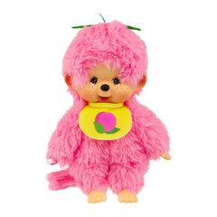 Sekiguchi Monchhichi Fruit Color Plush Doll - Peach Pink Toys & Games Monchhichi