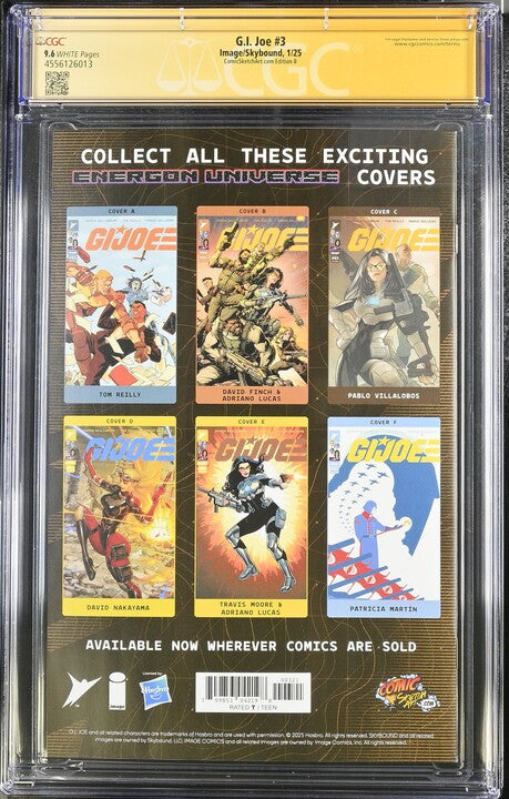 GI Joe: #3 [Frank Cho CGC 9.6 Signature Series] 2025 – Shopville