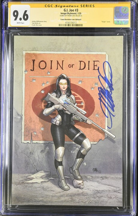 Signed Signature Series: GI Joe: #3 [CGC 9.6 Frank Cho] 2025 Comics Image Comics