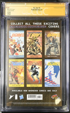 Signed Signature Series: G.I. Joe: #3 [CGC 9.9 Frank Cho] 2025 Comics Image Comics