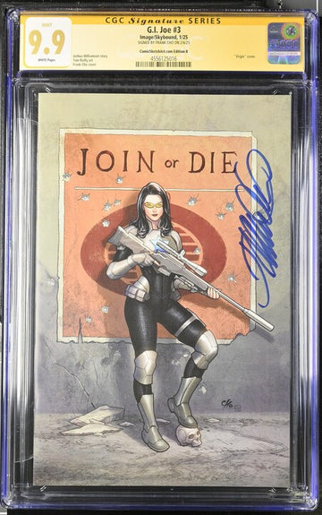 Signed Signature Series: G.I. Joe: #3 [CGC 9.9 Frank Cho] 2025 Comics Image Comics
