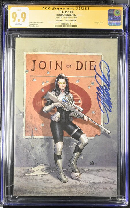 Signed Signature Series: G.I. Joe: #3 [CGC 9.9 Frank Cho] 2025 Comics Image Comics