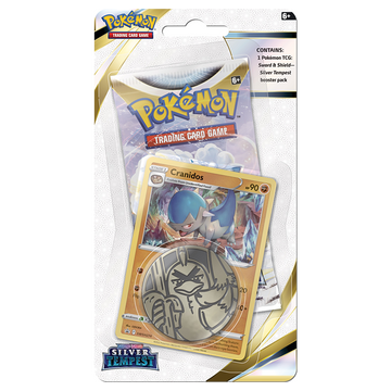 Pokemon TCG: Sword & Shield - Silver Tempest Checklane Blister - Cranidos Card Game Pokemon   