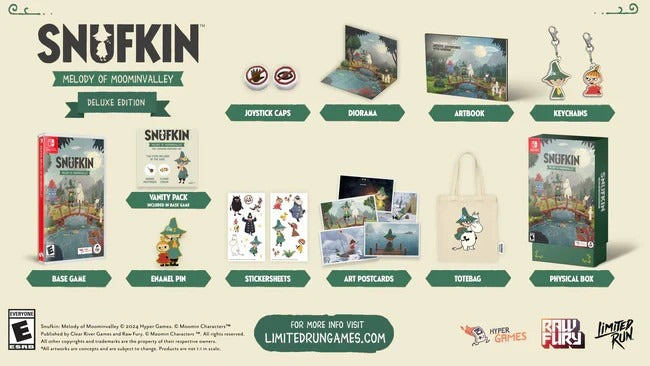 Snufkin: Melody of Moominvalley Deluxe Edition [Nintendo Switch] Nintendo Switch Collector Clear River Games