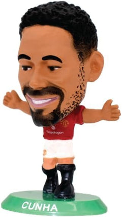 SoccerStarz: Man United - Matheus Cunha - Home Kit Toys & Games Soccerstarz