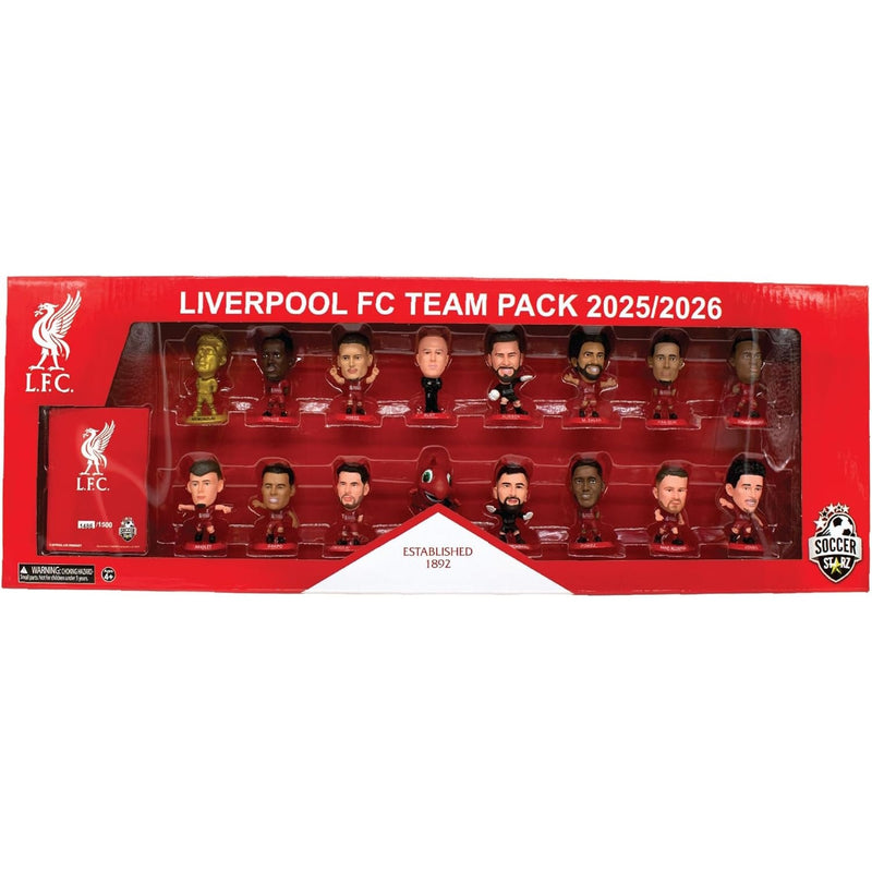 Soccerstarz: Liverpool 16 Figure Team Pack - 2025/2026 Version Toys & Games Soccerstarz