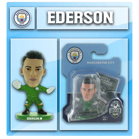 SoccerStarz: Manchester City - Ederson Moraes Toys & Games Soccerstarz