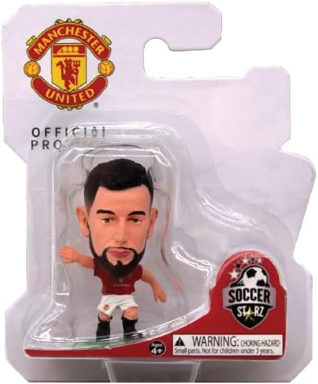 Soccerstarz: Manchester United Bruno Fernandes Home Kit - Classic Kit Toys & Games Soccerstarz