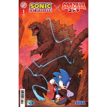 Sonic the Hedgehog x Godzilla: #1[Jack Lawrence CVR A] 2026 Comics IDW Publishing