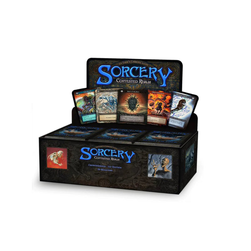 Sorcery: Contested Realm - Alpha Booster Box First Print Card Game Erik's Curiosa   