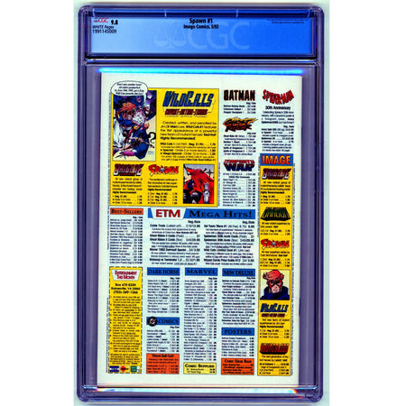 Spawn: #1 [Todd McFarlane CGC 9.8] 1992 Comics Image Comics