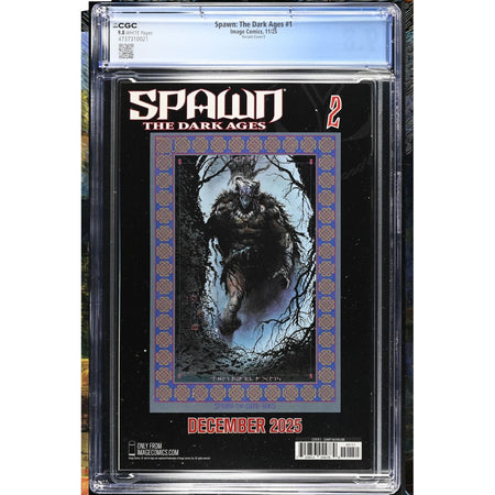 Spawn The Dark Ages: #1 [Liam Sharp & Todd Mcfarlane CGC 9.8 CVR E - 1:250] 2025 Comics Image Comics