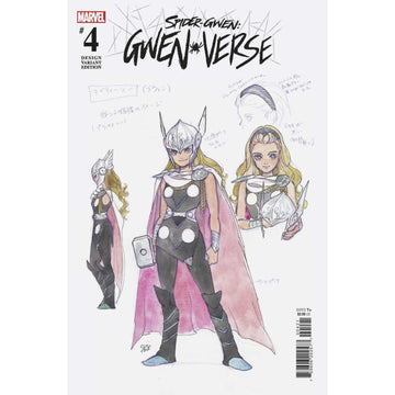 Spider-Gwen Gwenverse: #4 [Peach Momoko CVR B - 1:100] 2022 Comics Marvel Comics