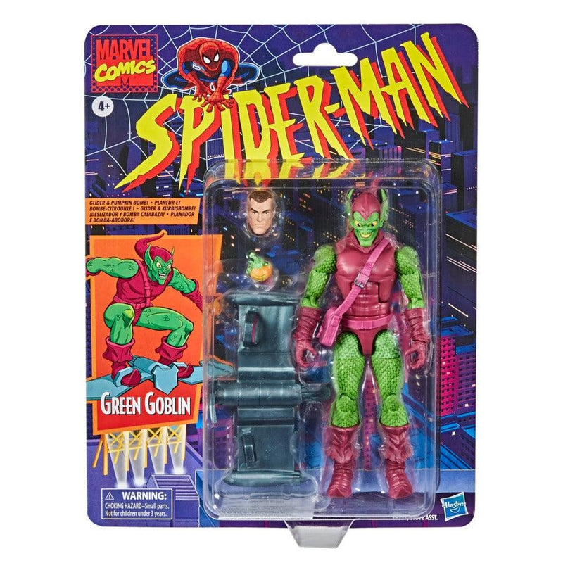 Spider-Man Legends: Retro Green Goblin Reissue - 6" Action Figures Toys & Games Marvel