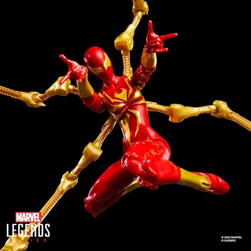 Spider-Man Legends x Magic the Gathering: Iron Spider Action Figure and Card Toys & Games Marvel