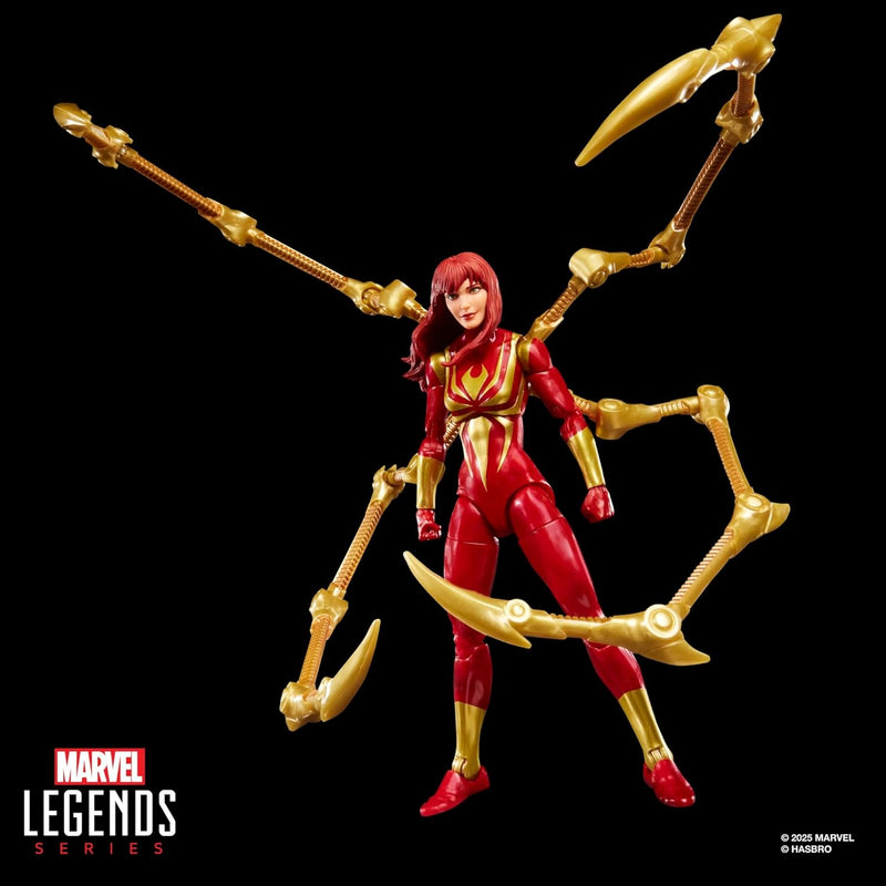 Spider-Man Legends x Magic the Gathering: Iron Spider Action Figure and Card Toys & Games Marvel