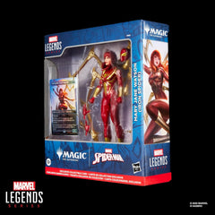 Spider-Man Legends x Magic the Gathering: Iron Spider Action Figure and Card Toys & Games Marvel