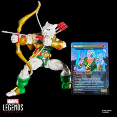 Spider-Man Legends x Magic the Gathering: Man-Wolf Action Figure and Card Toys & Games Marvel